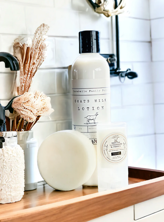 HoneySuckle Goat Milk Lotion - 8 ounce bottle -