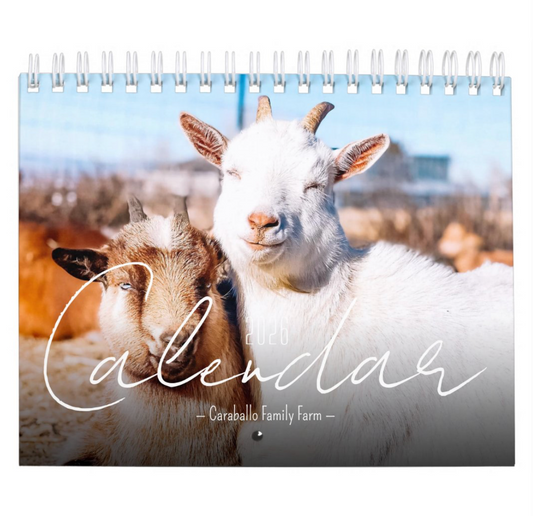 2026 Caraballo Family Farm Calendars ((PRE-ORDER))