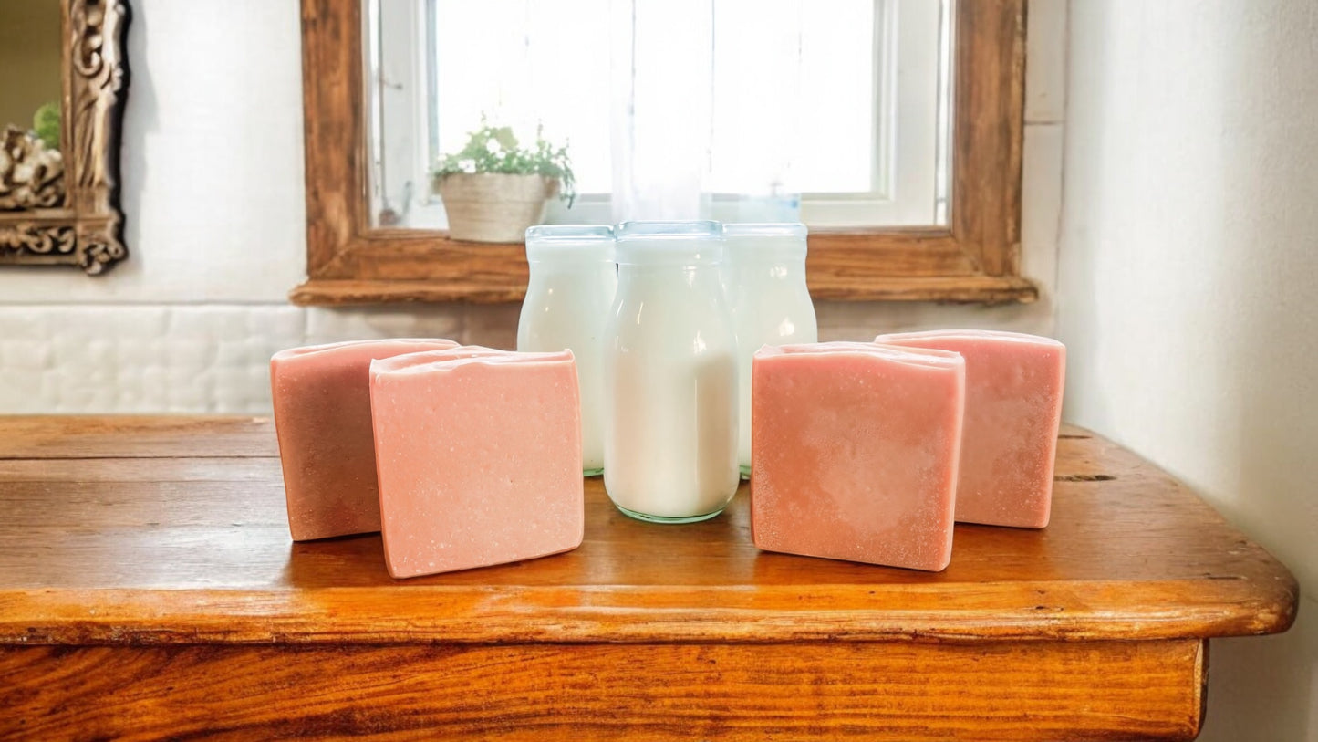 Strawberry Lemonade Goat Milk Soap