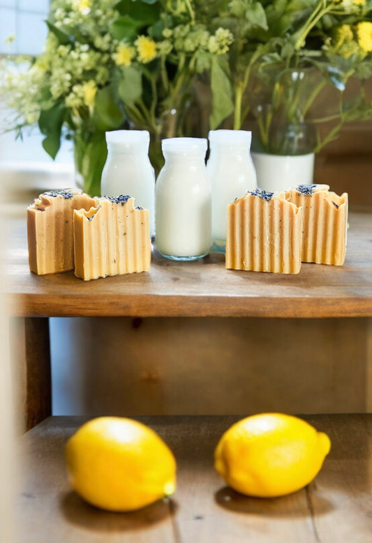 Lemon Lavender Goat Milk Soap